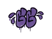 Sealed Graffiti | GGWP (Monster Purple) image
