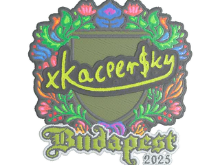 Sticker | xKacpersky (Embroidered) | Budapest 2025