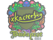 Sticker | xKacpersky (Embroidered) | Budapest 2025 image