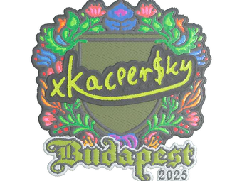 Sticker | xKacpersky (Embroidered) | Budapest 2025 image