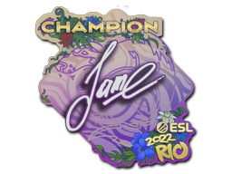 Sticker | Jame (Champion) | Rio 2022 image