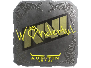 Sticker | w0nderful (Foil) | Austin 2025