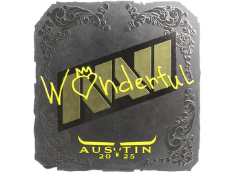 Sticker | w0nderful (Foil) | Austin 2025 image
