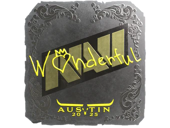 Sticker | w0nderful (Foil) | Austin 2025 image