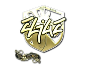 Sticker | EliGE (Gold) | Paris 2023 image