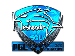 Sticker | keshandr (Foil) | Krakow 2017