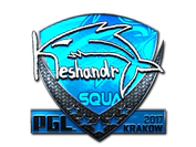 Sticker | keshandr (Foil) | Krakow 2017 image