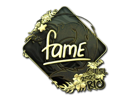 Sticker | fame (Gold) | Rio 2022 image
