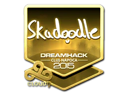 Sticker | Skadoodle (Gold) | Cluj-Napoca 2015 image