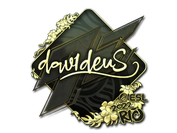 Sticker | dav1deuS (Gold) | Rio 2022 image