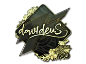 Sticker | dav1deuS (Gold) | Rio 2022 image