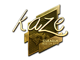 Sticker | Kaze (Gold) | Boston 2018 image