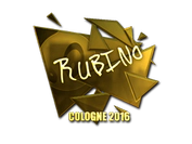 Sticker | RUBINO (Gold) | Cologne 2016 image