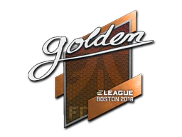 Sticker | Golden | Boston 2018 image