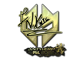Sticker | fnx (Gold) | Antwerp 2022 image