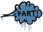 Sealed Graffiti | Fart (Monarch Blue) image