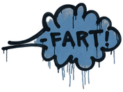 Sealed Graffiti | Fart (Monarch Blue) image