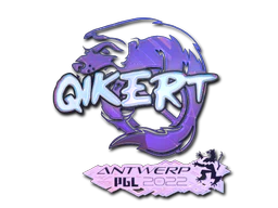 Sticker | qikert (Holo) | Antwerp 2022 image