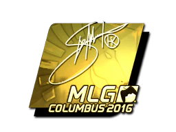Sticker | Hiko (Gold) | MLG Columbus 2016 image