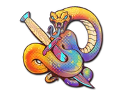 Sticker | Coiled Strike (Holo) image