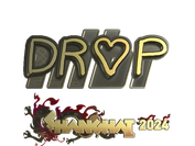 Sticker | drop (Gold) | Shanghai 2024 image