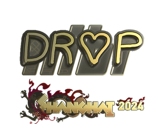 Sticker | drop (Gold) | Shanghai 2024 image