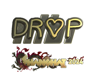 Sticker | drop (Gold) | Shanghai 2024