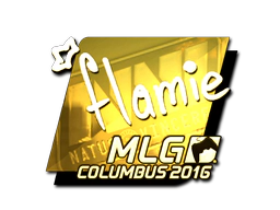Sticker | flamie (Gold) | MLG Columbus 2016 image