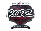 Sticker | ropz (Foil) | Berlin 2019 image