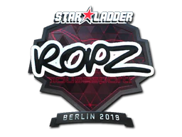Sticker | ropz (Foil) | Berlin 2019 image