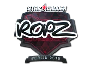 Sticker | ropz (Foil) | Berlin 2019 image