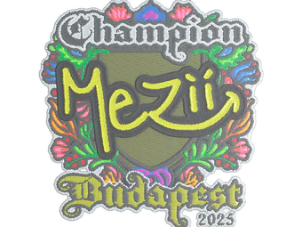 Sticker | mezii (Embroidered, Champion) | Budapest 2025 image