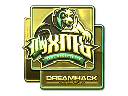 Sticker | myXMG (Gold) | DreamHack 2014 image