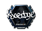 Sticker | Kjaerbye (Foil) | London 2018 image