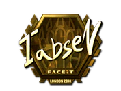 Sticker | tabseN (Gold) | London 2018 image