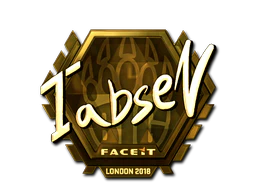 Sticker | tabseN (Gold) | London 2018 image
