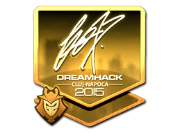 Sticker | fox (Gold) | Cluj-Napoca 2015 image