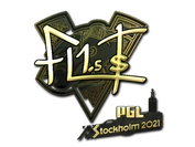 Sticker | FL1T (Gold) | Stockholm 2021 image