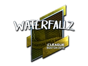 Sticker | waterfaLLZ (Foil) | Boston 2018 image