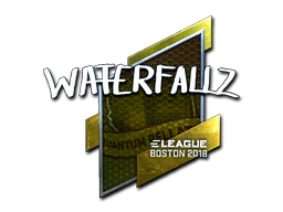 Sticker | waterfaLLZ (Foil) | Boston 2018 image