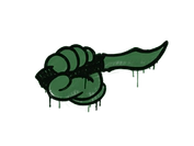 Sealed Graffiti | Backstab (Jungle Green) image
