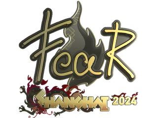 Sticker | fEAR (Gold) | Shanghai 2024