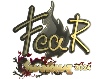 Sticker | fEAR (Gold) | Shanghai 2024 image
