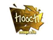 Sticker | hooch (Gold) | Cologne 2016 image