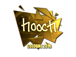 Sticker | hooch (Gold) | Cologne 2016 image
