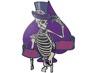 Aces High Pin
