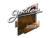 Sticker | Golden (Foil) | Boston 2018 image
