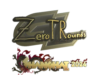 Sticker | ztr (Gold) | Shanghai 2024