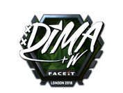 Sticker | Dima (Foil) | London 2018 image