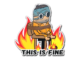 Sticker | This Is Fine (H) image